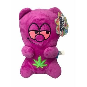 NEW BarkBox Heady Bear Gummy Dog Toy 420 Pot Collection Medium Large Dogs Squeak